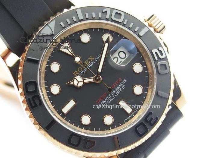 Strap Bezel Extra Strap) 116655 Black Rubber Edition (Free A2836 On 1:1 Noob Ceramic Best Black Yacht-Master 0323